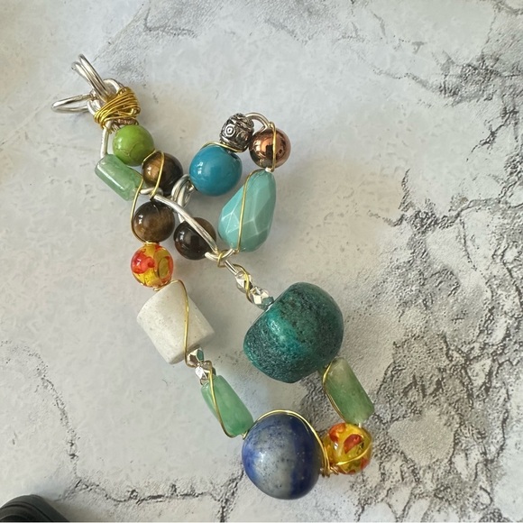 Colorful Beaded Women's Necklace Pendant 1600 Y - Picture 1 of 10